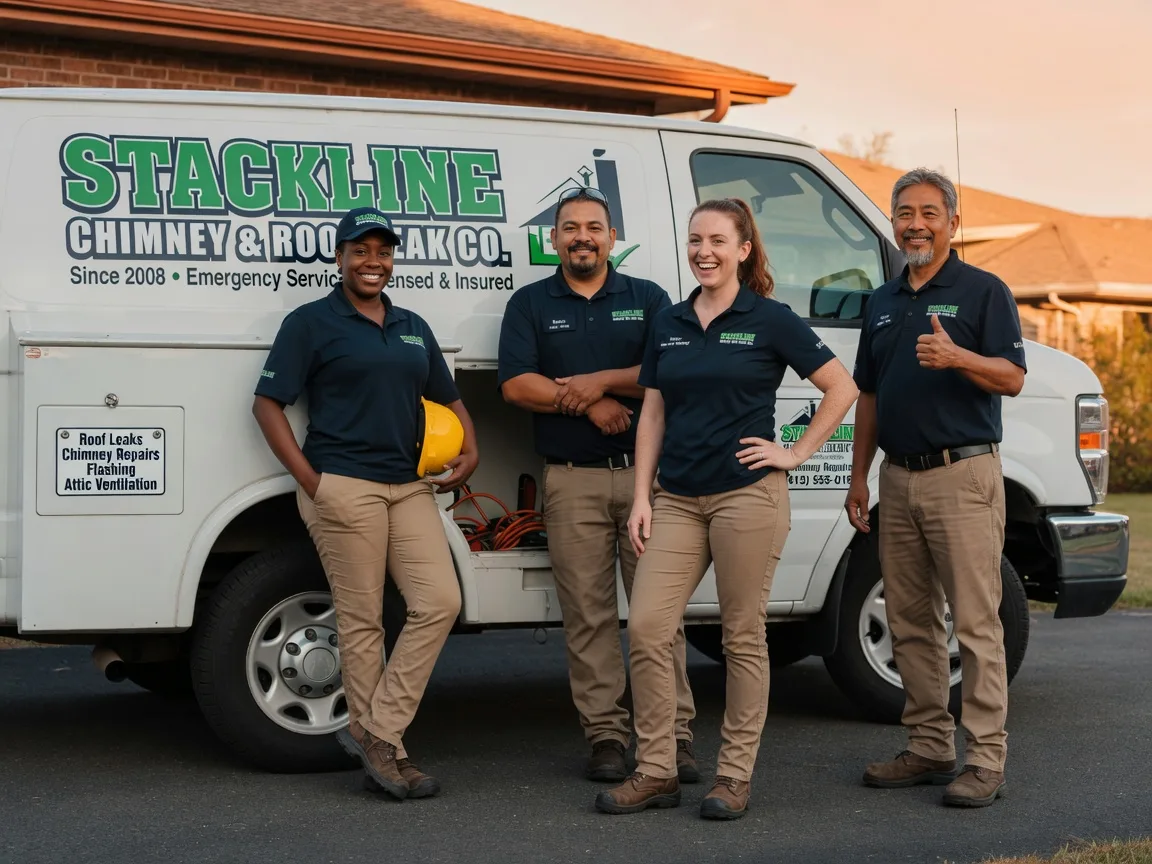 Chimney flashing repair company in Lacassine, LA
